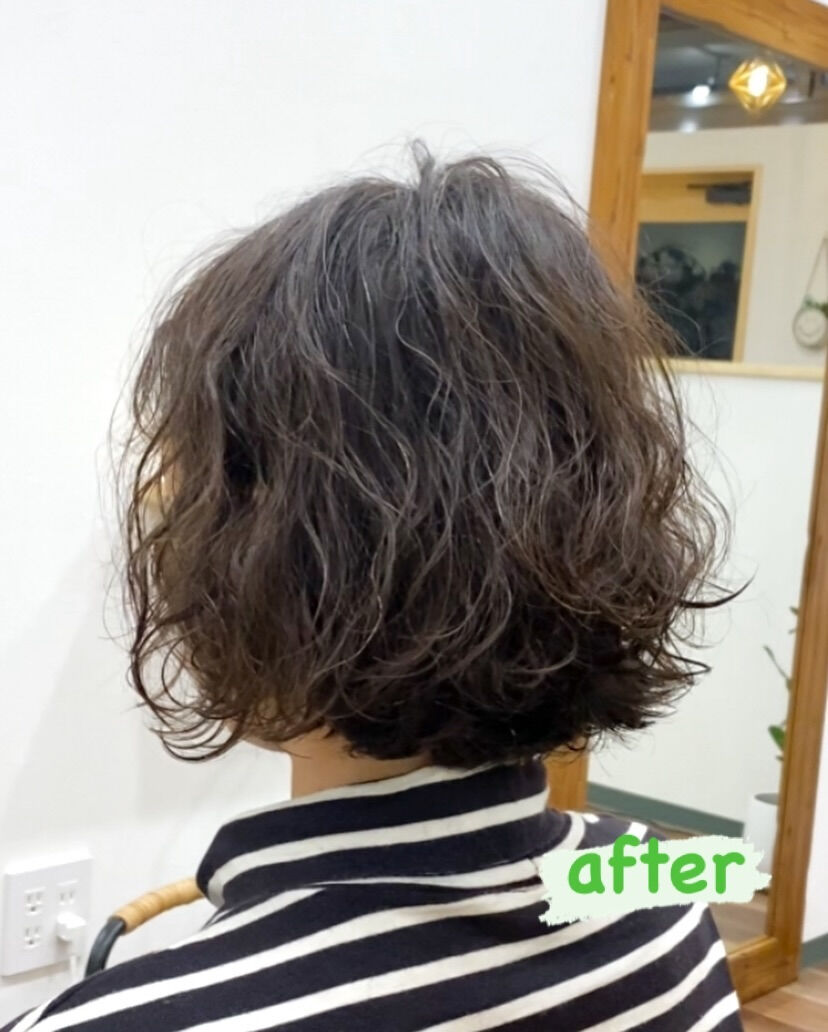 【ゆるふわボブ×切りっぱなし】