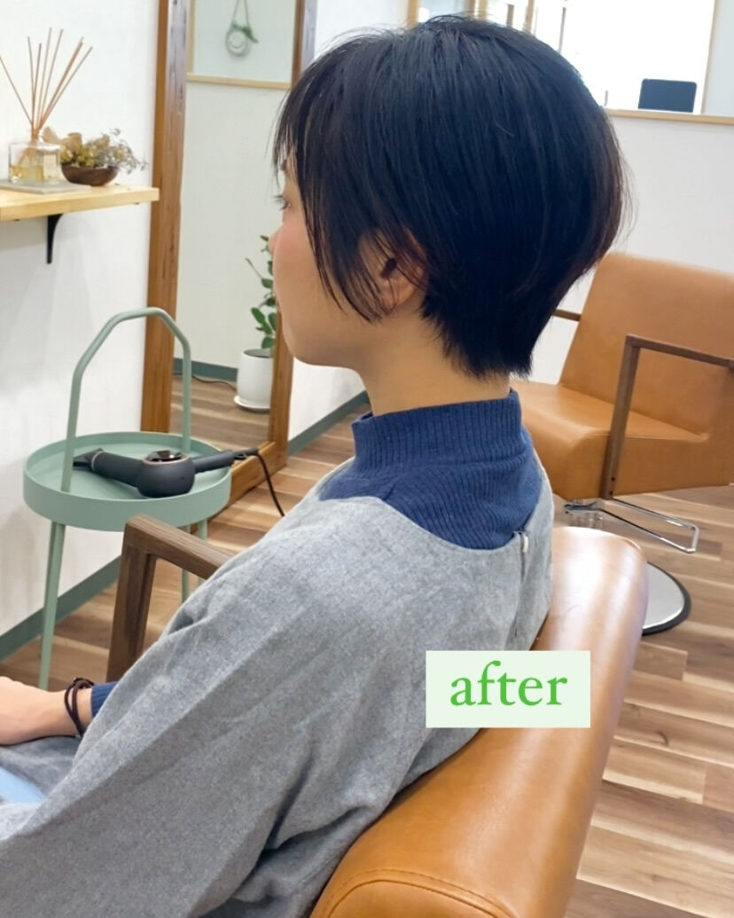 【ヘアドネーション×ショートヘア】